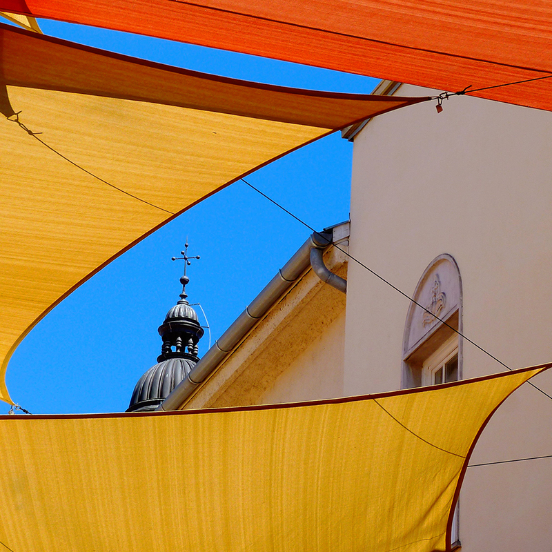 Bâches de voile imperméables pour auvent d'ombrage